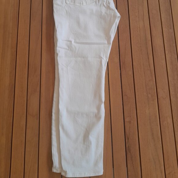 Jen 7 by 7 for All Mankind White Cropped Skinny Jeans - Picture 6 of 9